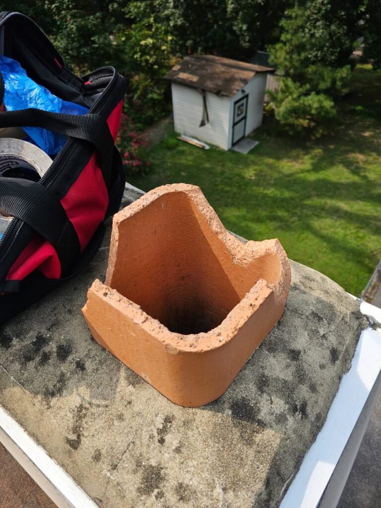 Damaged Chimney Flue